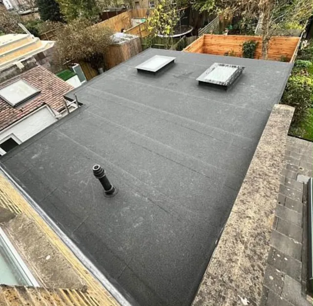 Flat roof installation by Yellowstone Roofing, Wiltshire 3